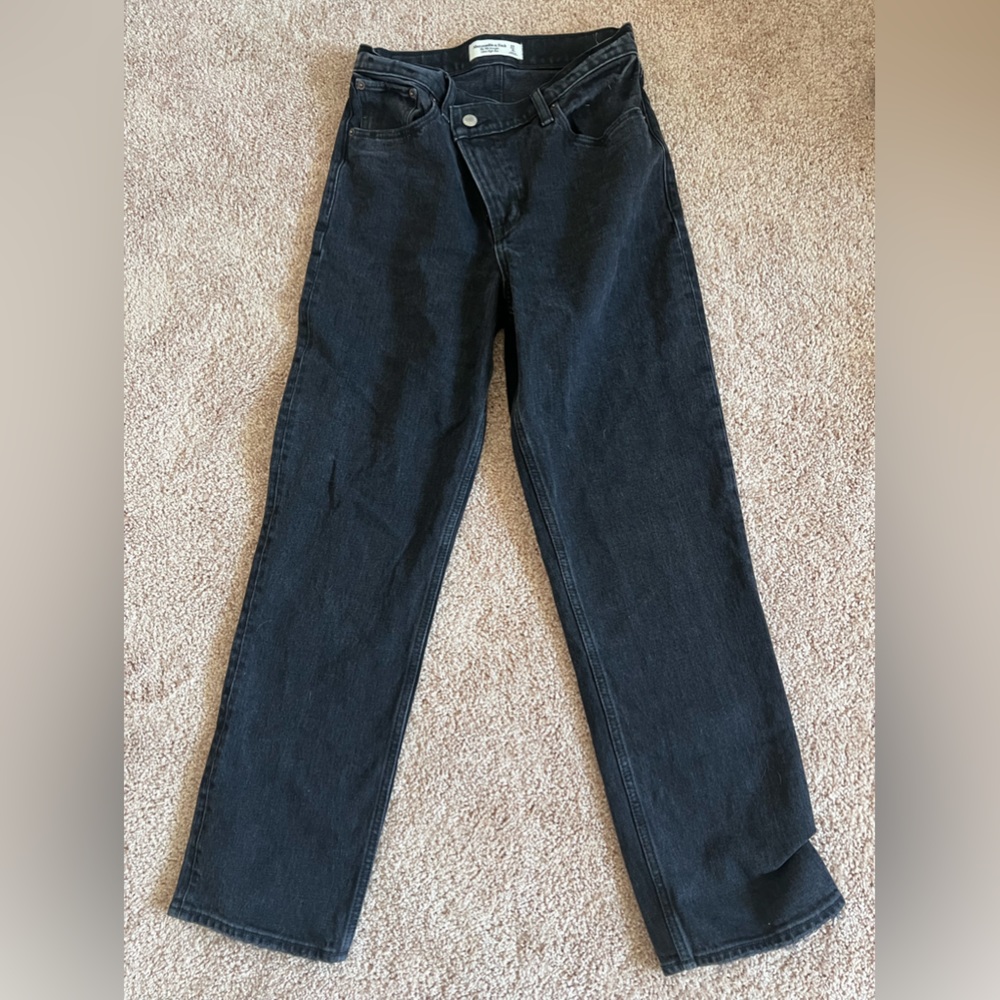 Abercrombie the 90’s straight ultra high rise